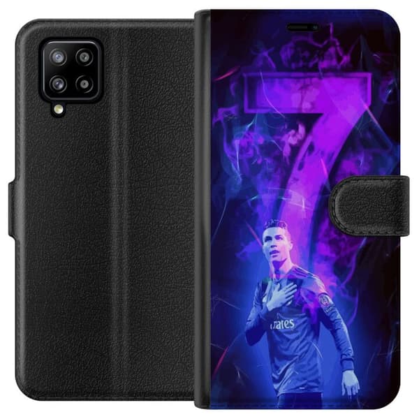 Samsung Galaxy A42 5G Lommeboketui Ronaldo 7 - Fotballlegenden i Aksjon for Fans