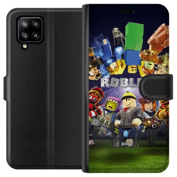 Samsung Galaxy A42 5G Tegnebogsetui Roblox Verden - Gaming Eventyr for Børn og Unge