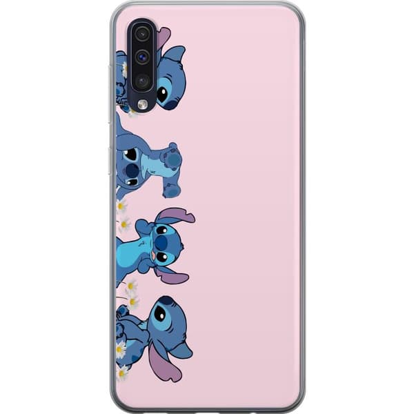Samsung Galaxy A50 Läpinäkyvä kuori Stitch Nauru & Leikki – Täydellinen puhelinkoteloihin tai julisteisiin
