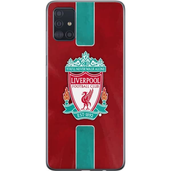 Samsung Galaxy A51 Gennemsigtig cover Liverpool FC - Klassisk Fodboldstolthed i Rødt
