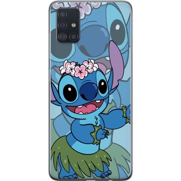 Samsung Galaxy A51 Gennemsigtig cover Stitch under Stjernerne - Magisk Anime-stil
