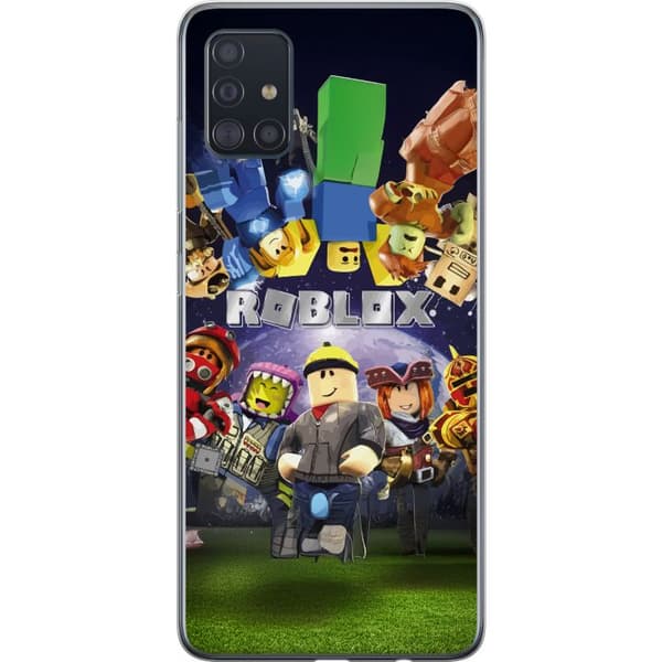 Samsung Galaxy A51 Läpinäkyvä kuori Roblox Maailma - Pelaamisseikkailu Lapsille ja Nuorille