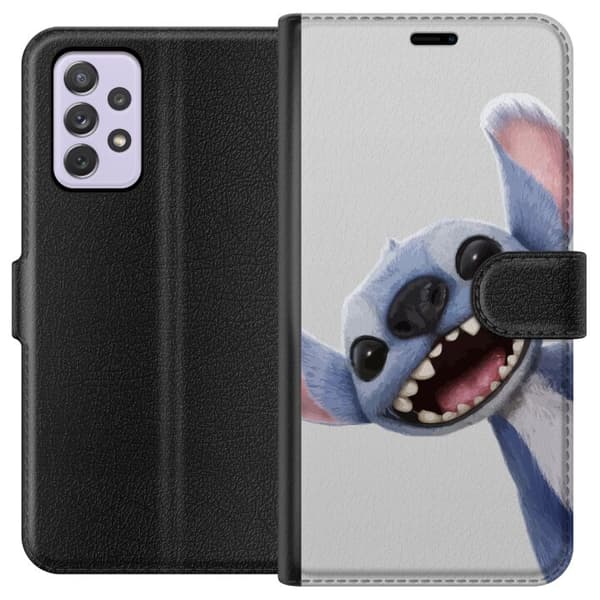 Samsung Galaxy A52s 5G Plånboksfodral Stitch i Fart – Kawaii Design för Fans & Barn