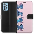 Miniatyrbillede 1 af 3: Samsung Galaxy A52 5G Tegnebogsetui  Stitch Grin & Leg – Perfekt til Telefoncovers eller Plakater