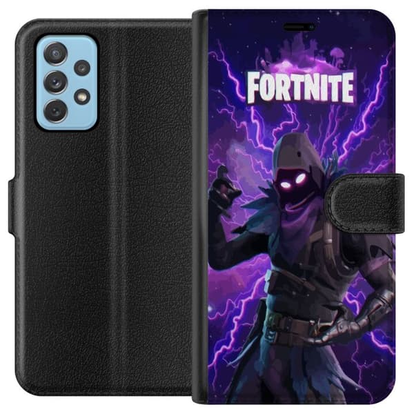 Samsung Galaxy A52 5G Tegnebogsetui Fortnite Raven