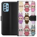 Miniatyrbillede 1 af 3: Samsung Galaxy A52 5G Tegnebogsetui Labubu Pink Monster - Popkunst med Kawaii-touch