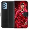 Miniatyrbild 1 av 3: Samsung Galaxy A52 5G Plånboksfodral Ronaldo Skills – CR7 Design för Äkta Supporters