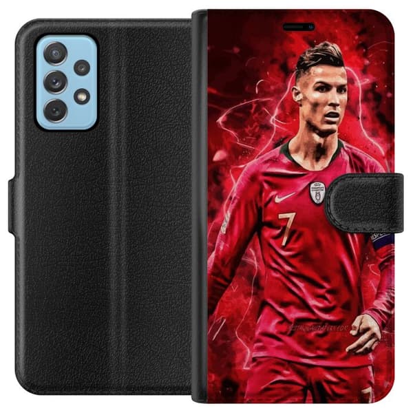 Samsung Galaxy A52 5G Plånboksfodral Ronaldo Skills – CR7 Design för Äkta Supporters