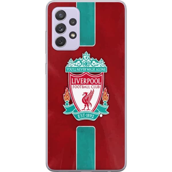 Samsung Galaxy A52s 5G Gennemsigtig cover Liverpool FC - Klassisk Fodboldstolthed i Rødt
