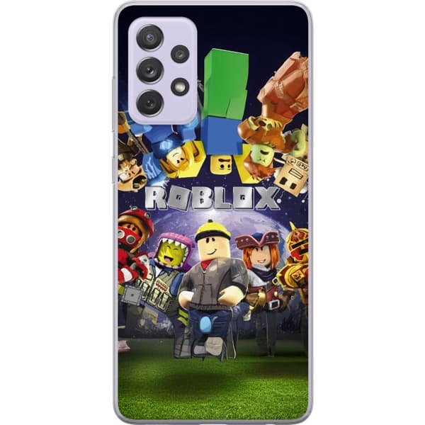 Samsung Galaxy A52s 5G Läpinäkyvä kuori Roblox Maailma - Pelaamisseikkailu Lapsille ja Nuorille