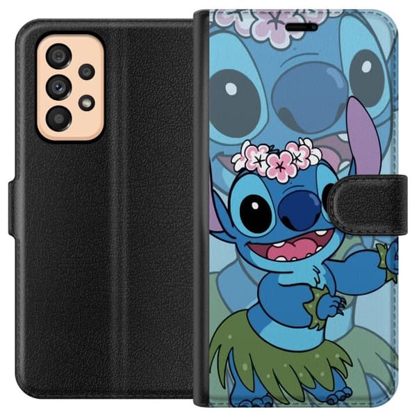 Samsung Galaxy A53 5G Plånboksfodral Stitch under Stjärnorna – Magisk Anime-stil
