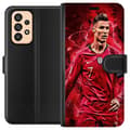 Pikkukuva 1 / 3: Samsung Galaxy A53 5G Lompakkokotelo Ronaldon Taidot - CR7 Suunnittelu Aidolle Kannattajalle