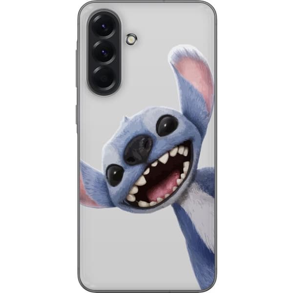 Samsung Galaxy A56 Läpinäkyvä kuori Stitch liikkeessä - Kawaii-suunnittelu faneille ja lapsille