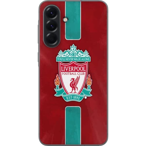 Samsung Galaxy A56 Genomskinligt Skal Liverpool FC – Klassisk Fotbollsstolthet i Rött