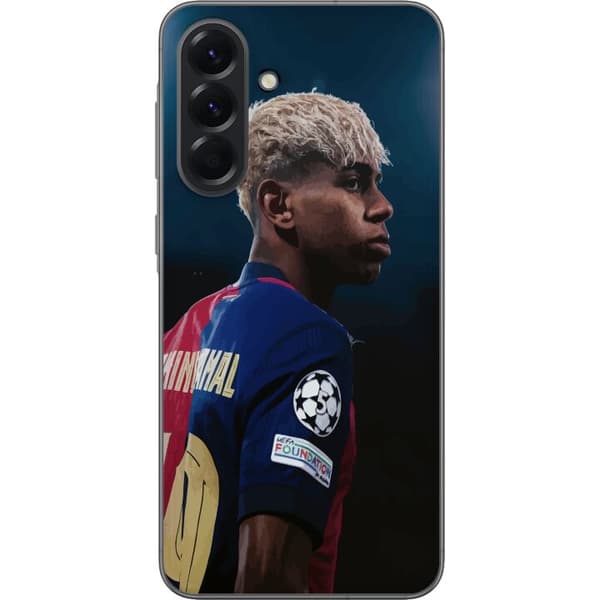 Samsung Galaxy A56 Gennemsigtig cover Lamine Yamal - Barcelonas Wunderkind i fokus