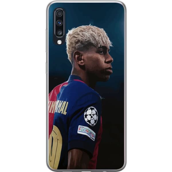 Samsung Galaxy A70 Gjennomsiktig deksel Lamine Yamal - Barcelonas Wonderkid i Fokus