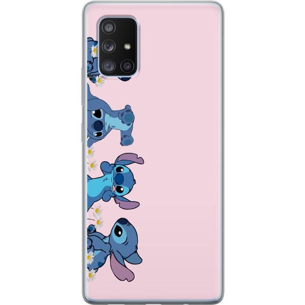 Samsung Galaxy A71 5G Gennemsigtig cover Stitch Grin & Leg – Perfekt til Telefoncovers eller Plakater