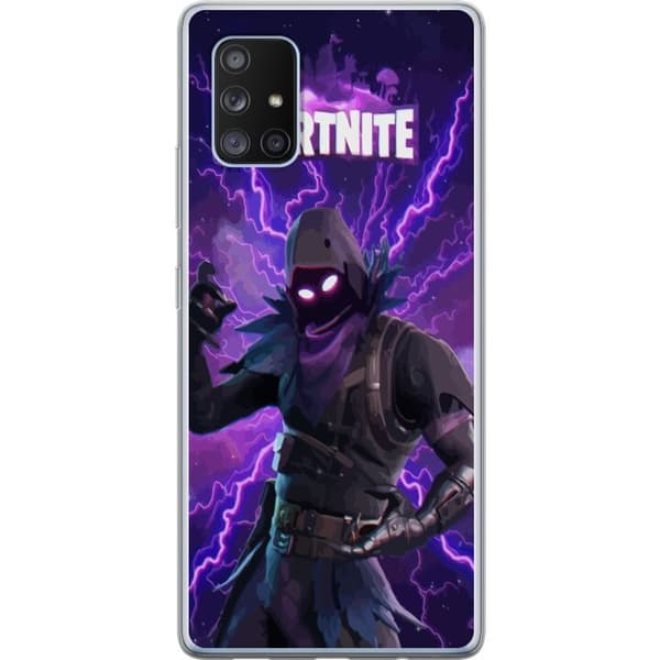 Samsung Galaxy A71 5G Läpinäkyvä kuori Fortnite Raven