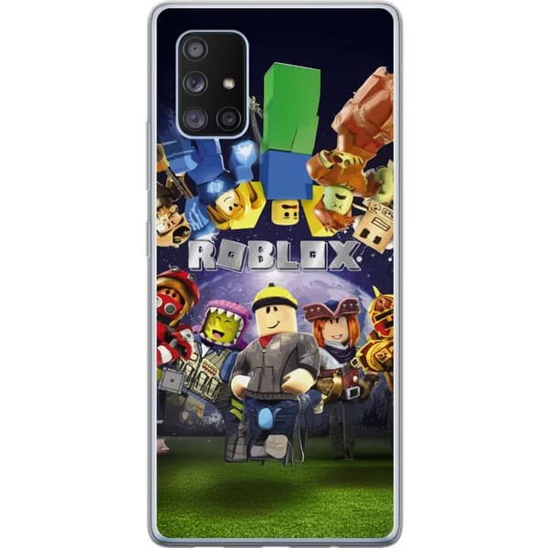 Samsung Galaxy A71 5G Läpinäkyvä kuori Roblox Maailma - Pelaamisseikkailu Lapsille ja Nuorille