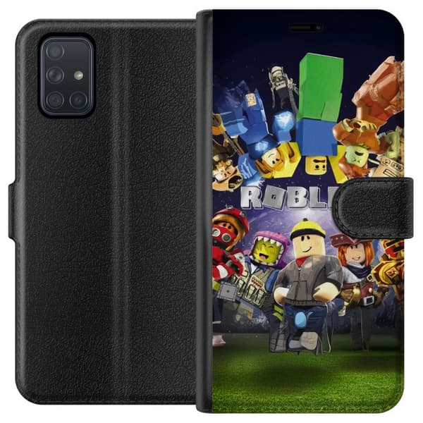 Samsung Galaxy A71 Lompakkokotelo Roblox Maailma - Pelaamisseikkailu Lapsille ja Nuorille