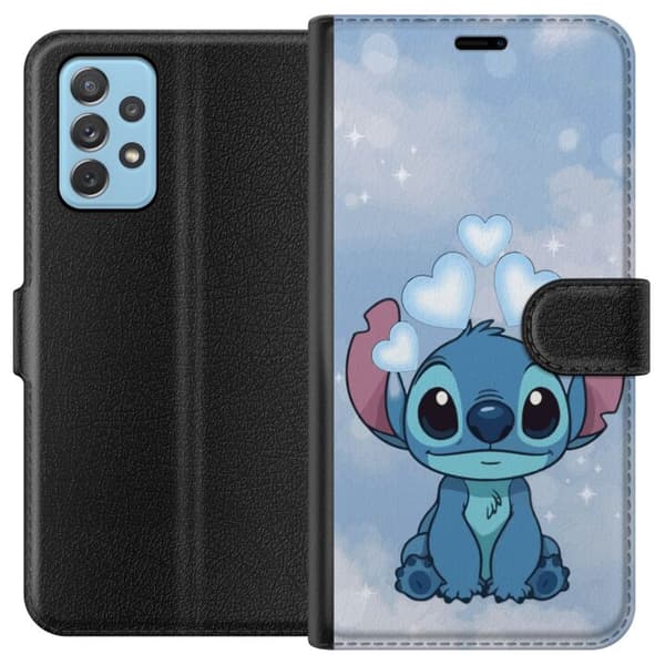 Samsung Galaxy A72 5G Lommeboketui Stitch Hoppande Gled - Morsomt Design for Gave