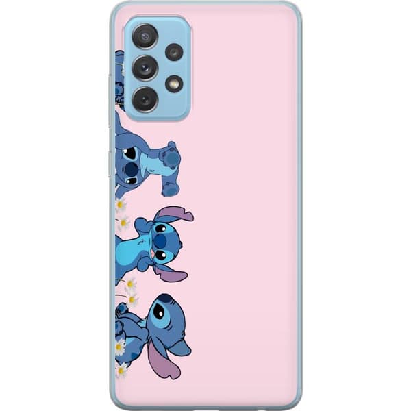 Samsung Galaxy A72 5G Gennemsigtig cover Stitch Grin & Leg – Perfekt til Telefoncovers eller Plakater