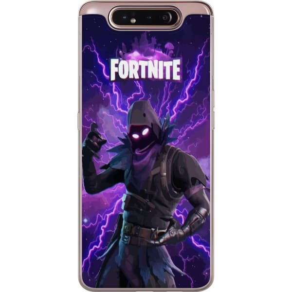 Samsung Galaxy A80 Gennemsigtig cover Fortnite Raven