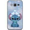 Pikkukuva 1 / 3: Samsung Galaxy Core Prime Läpinäkyvä kuori Stitch Hyppäävä Ilo - Hauska Suunnittelu Lahjalle