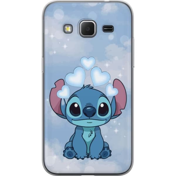 Samsung Galaxy Core Prime Läpinäkyvä kuori Stitch Hyppäävä Ilo - Hauska Suunnittelu Lahjalle