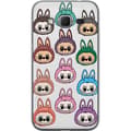 Miniatyrbilde 1 av 3: Samsung Galaxy Core Prime Gjennomsiktig deksel Labubu Macaron Monster - Søt Samlefigur med Stil
