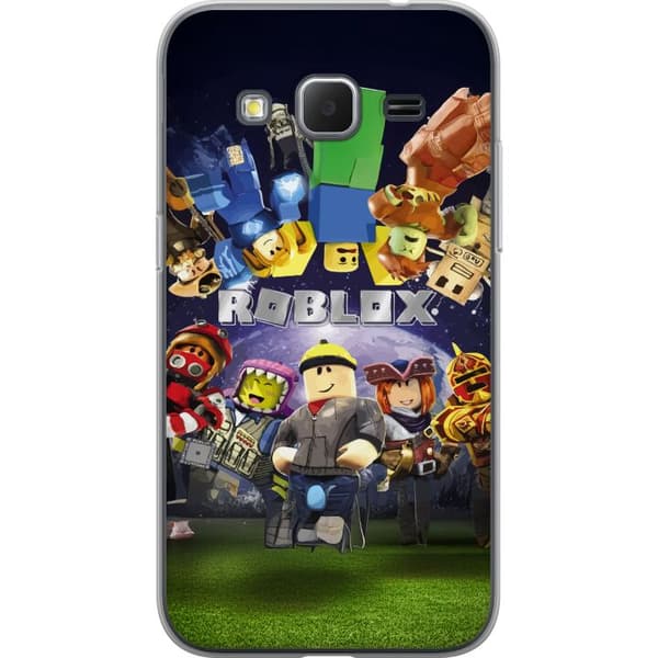 Samsung Galaxy Core Prime Gjennomsiktig deksel Roblox Verden - Spilleventyr for Barn og Ungdom