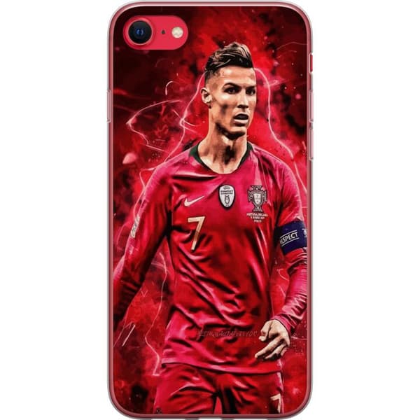 Apple iPhone SE (2020) Gjennomsiktig deksel Ronaldo Ferdigheter - CR7 Design for Ekte Supportere