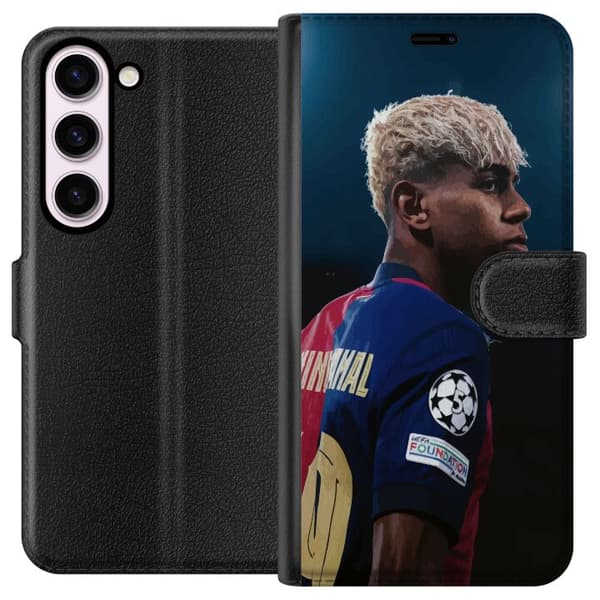 Samsung Galaxy S23 Tegnebogsetui Lamine Yamal - Barcelonas Wunderkind i fokus