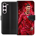 Miniatyrbild 1 av 3: Samsung Galaxy S23 Plånboksfodral Ronaldo Skills – CR7 Design för Äkta Supporters