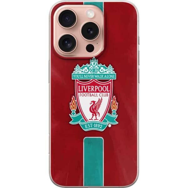 Apple iPhone 16 Pro Gennemsigtig cover Liverpool FC - Klassisk Fodboldstolthed i Rødt