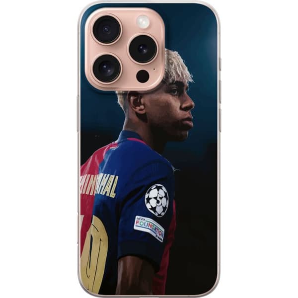 Apple iPhone 16 Pro Gennemsigtig cover Lamine Yamal - Barcelonas Wunderkind i fokus