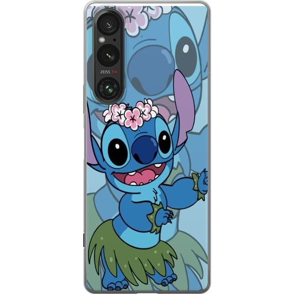 Sony Xperia 1 VI Gennemsigtig cover Stitch under Stjernerne - Magisk Anime-stil