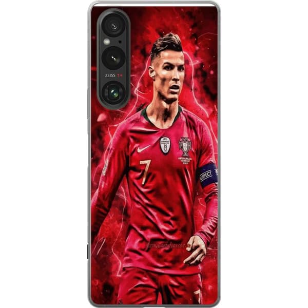 Sony Xperia 1 VI Gennemsigtig cover Ronaldo Færdigheder - CR7 Design for Ægte Fans