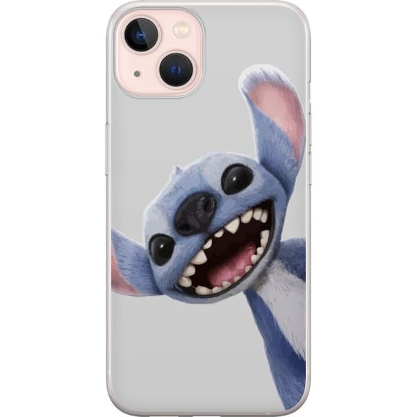 Apple iPhone 13 Gennemsigtig cover Stitch i fart - Kawaii-design til fans & børn