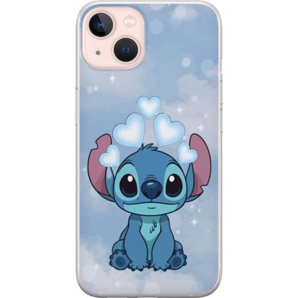 Apple iPhone 13 Gennemsigtig cover Stitch Hoppende Glæde - Sjovt Design til Gave