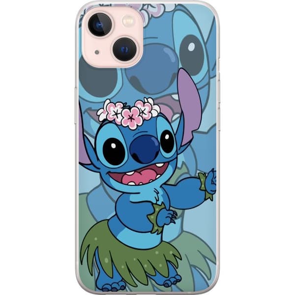 Apple iPhone 13 Gennemsigtig cover Stitch under Stjernerne - Magisk Anime-stil