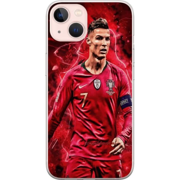 Apple iPhone 13 Gjennomsiktig deksel Ronaldo Ferdigheter - CR7 Design for Ekte Supportere