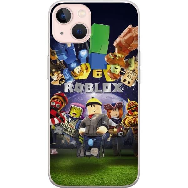 Apple iPhone 13 Genomskinligt Skal Roblox Värld – Gamingäventyr för Barn & Ungdomar
