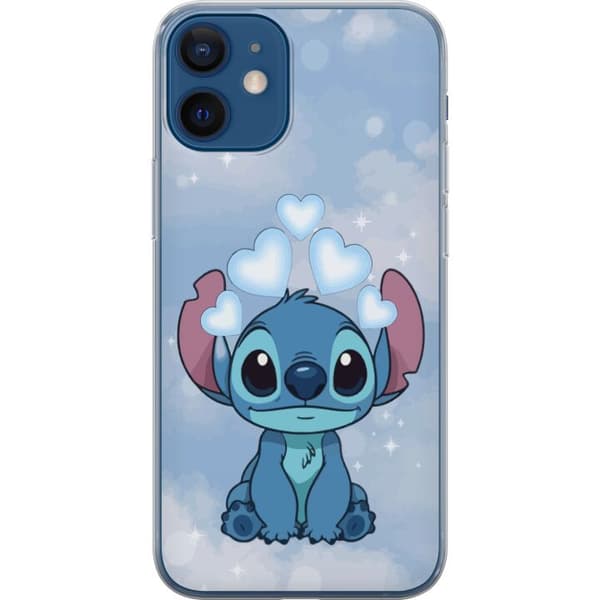 Apple iPhone 12 mini Gjennomsiktig deksel Stitch Hoppande Gled - Morsomt Design for Gave