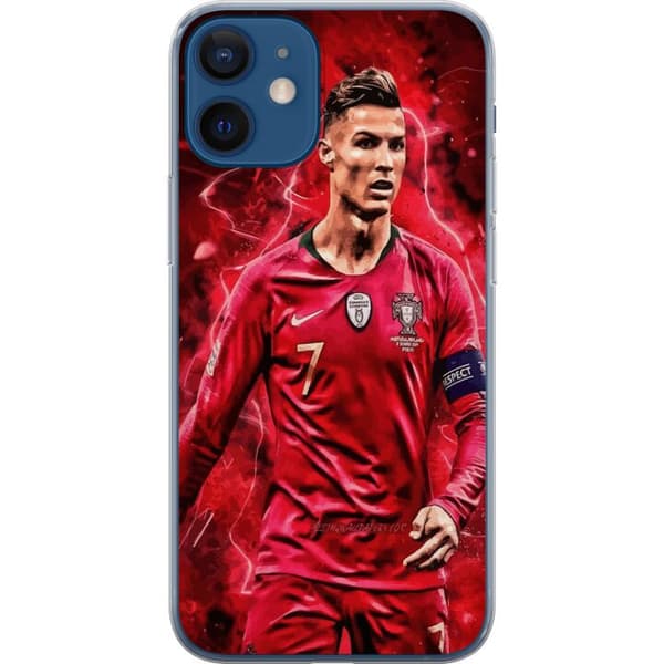 Apple iPhone 12 mini Gjennomsiktig deksel Ronaldo Ferdigheter - CR7 Design for Ekte Supportere