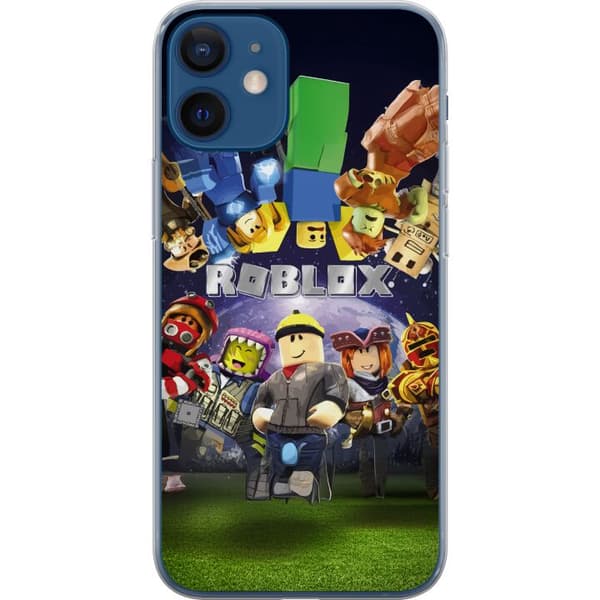 Apple iPhone 12 mini Genomskinligt Skal Roblox Värld – Gamingäventyr för Barn & Ungdomar