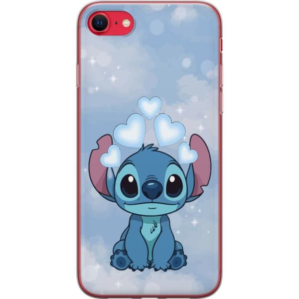 Apple iPhone SE (2022) Gennemsigtig cover Stitch Hoppende Glæde - Sjovt Design til Gave