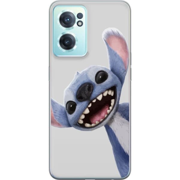 OnePlus Nord CE 2 5G Gjennomsiktig deksel Stitch i Fart - Kawaii Design for Fans & Barn