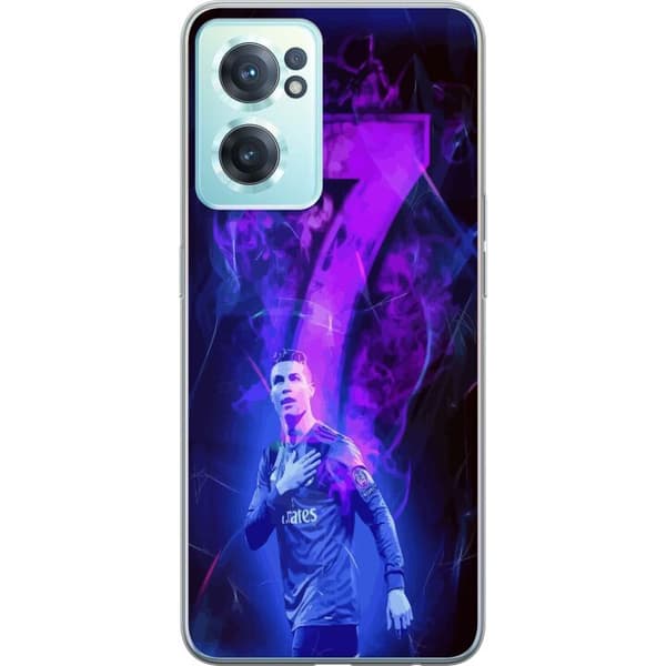 OnePlus Nord CE 2 5G Gjennomsiktig deksel Ronaldo 7 - Fotballlegenden i Aksjon for Fans