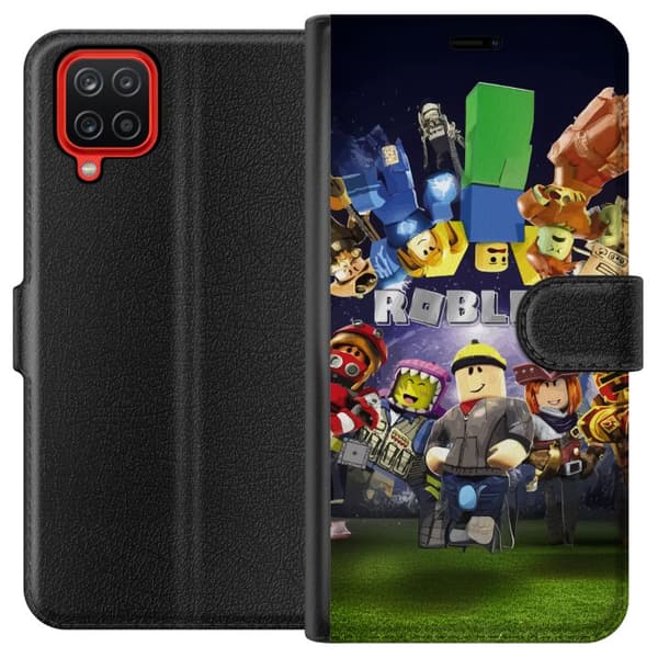 Samsung Galaxy A12 Lommeboketui Roblox Verden - Spilleventyr for Barn og Ungdom